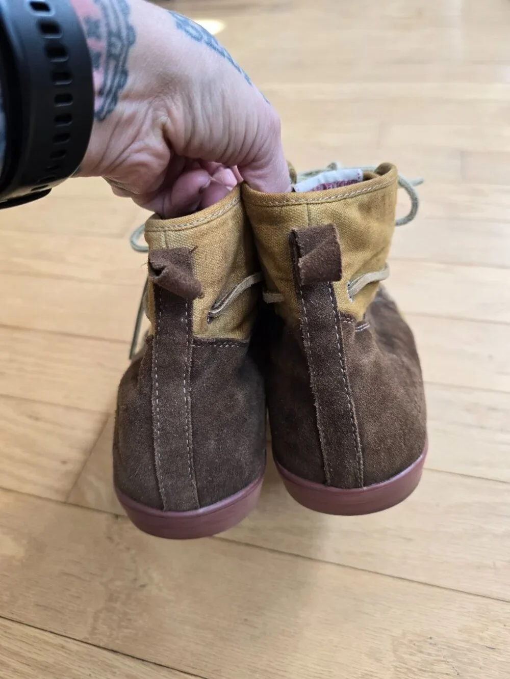 vintage Y2K | True Religion brown suede classic boots | MENS 8.5